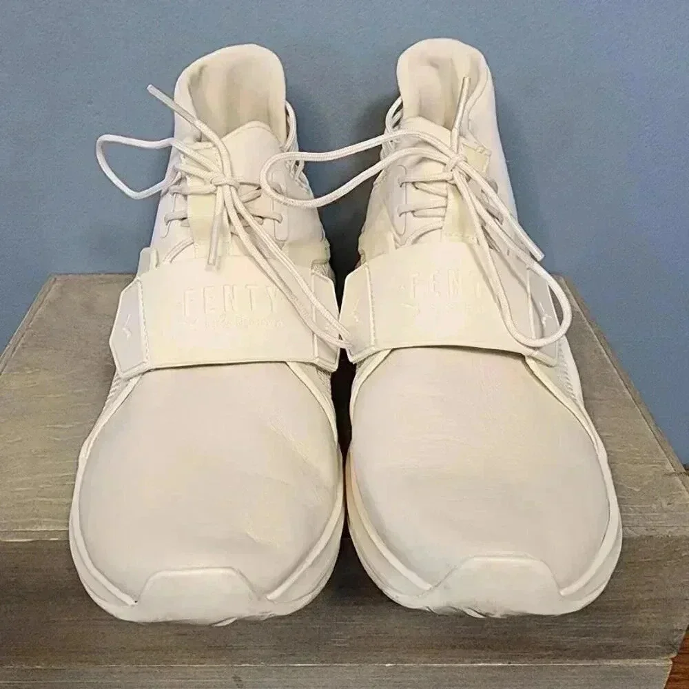Puma x Fenty by Rihanna Off White Sesame Trainers Women's Size‎ 6